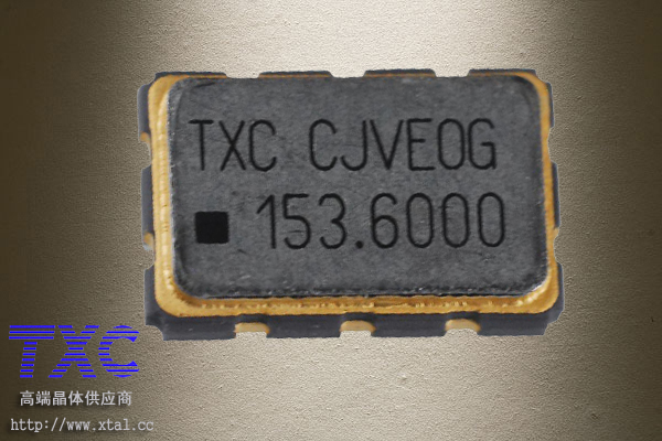 CJ-122.880MBE-T,122.88MHz差分晶振,TXC晶振,LVPECL晶振,3.3V,50PPM,-10°C ~ 70°C